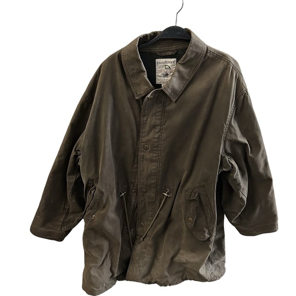 Vintage Banana Republic Adventure Outfitters Wool Blend Coat Parka Army Green M